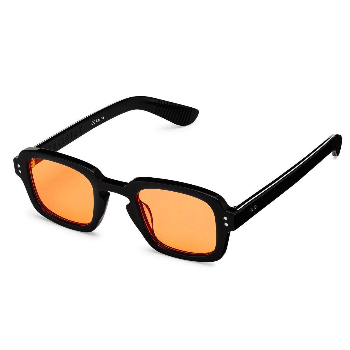 SPITFIRE - SUNGLASSES CUT FIFTEEN - BLACK/ORANGE