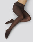 SWEDISH STOCKINGS - OLIVIA TIGHT - DARK BROWN