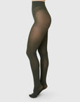 SWEDISH STOCKINGS - COLLANT OLIVIA - VERT PROFOND