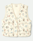 BRIXTON - FIELD FLORAL QUILTED CARDIGAN - WHITE/HAZELNUT/DISTY FLORAL - SS25