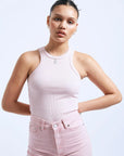 DR DENIM - AMELIE TOP - PALE PINK - SS24