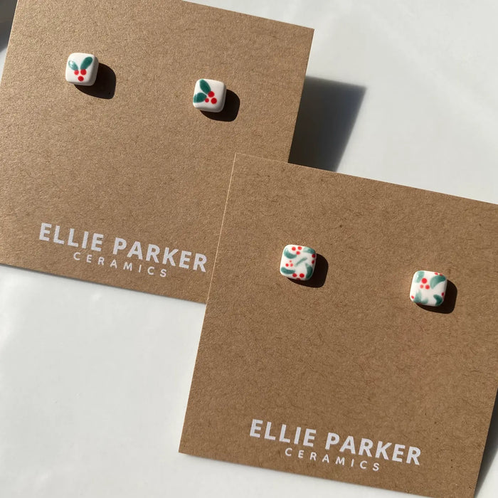 ELLIE PARKER - BOUCLES D'OREILLES EN CÉRAMIQUE - NOËL