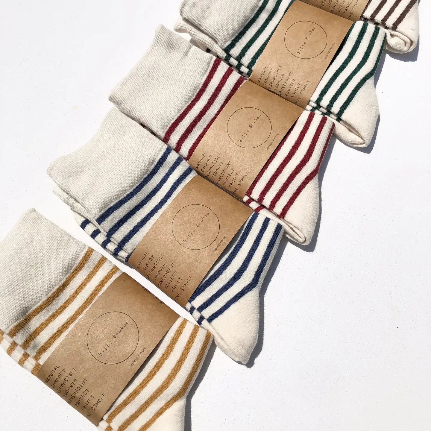 BILLY BAMBOO - COLORFUL STRIPED SOCKS