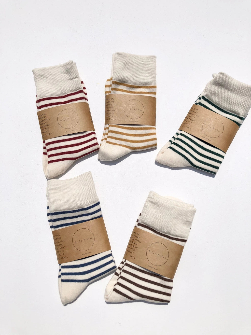 BILLY BAMBOO - COLORFUL STRIPED SOCKS