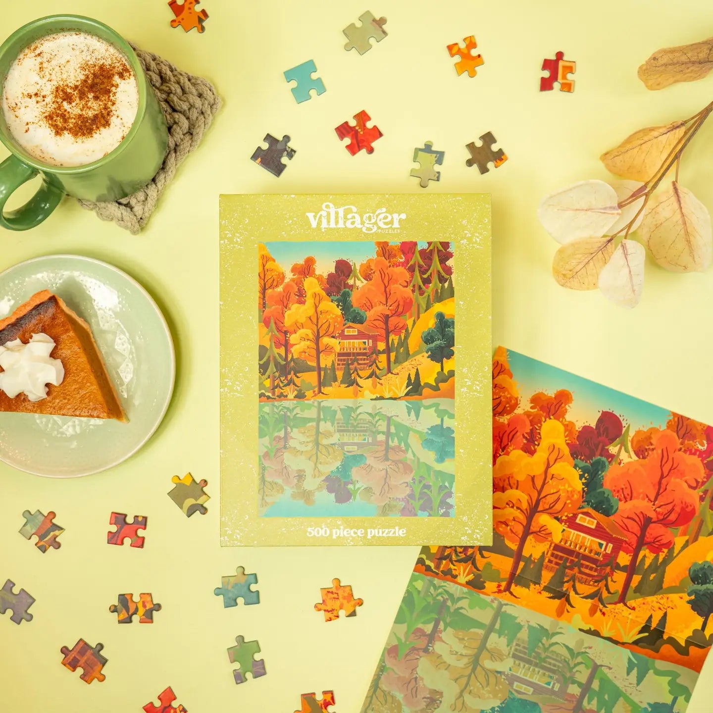 VILLAGER PUZZLES - FEUILLES DE MUSKOKA - 500 MORCEAUX