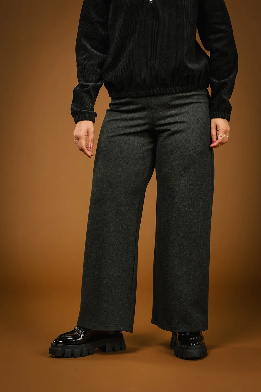 MERCEDES MORIN - FLARE PANTS - GREY - FW24