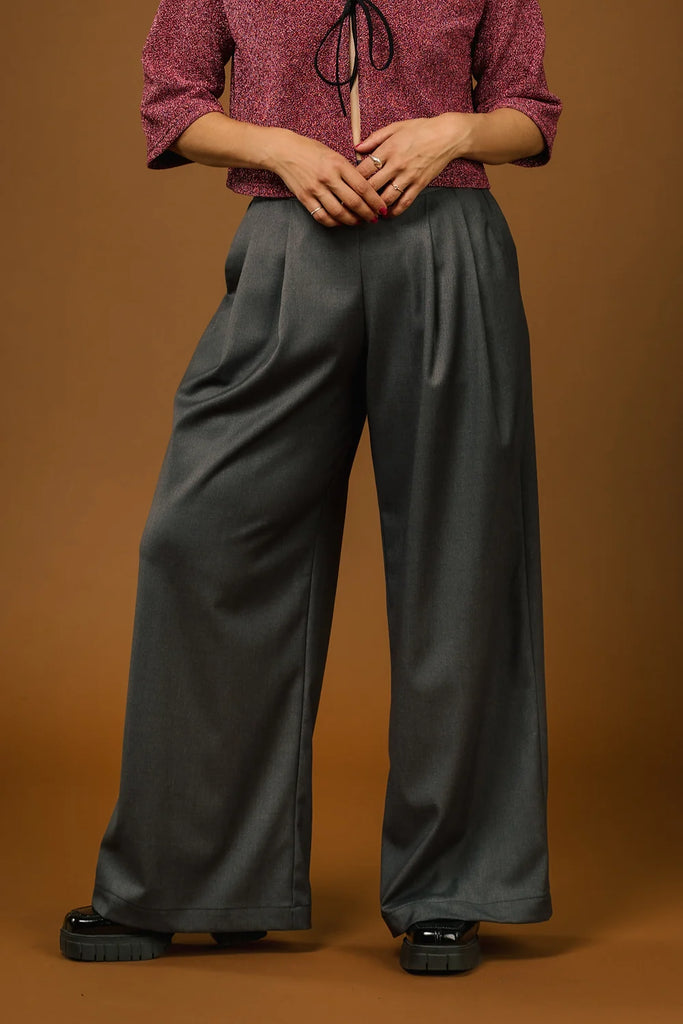 MERCEDES MORIN - PALOMA LONG PANTS - GREY - FW24