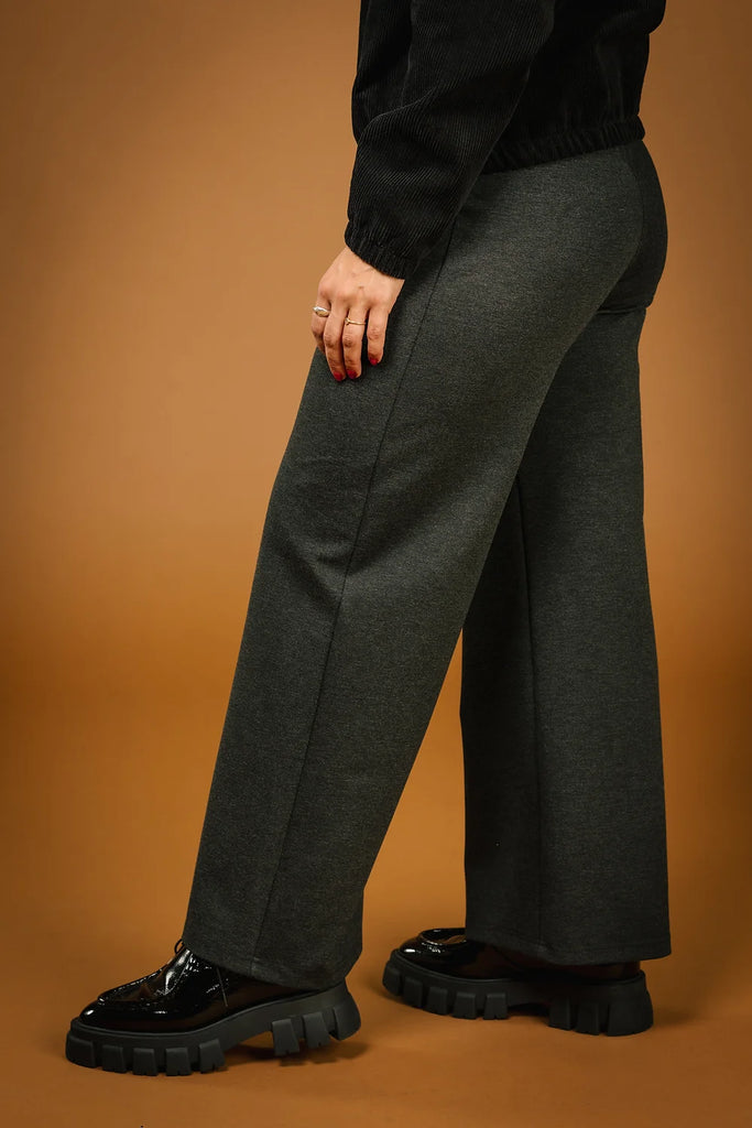 MERCEDES MORIN - FLARE PANTS - GREY - FW24