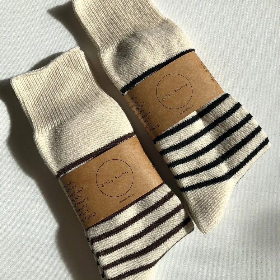 BILLY BAMBOO - HIGH STRIPED SOCKS