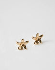 WOLF CIRCUS - FLOWER EARRINGS - GOLD