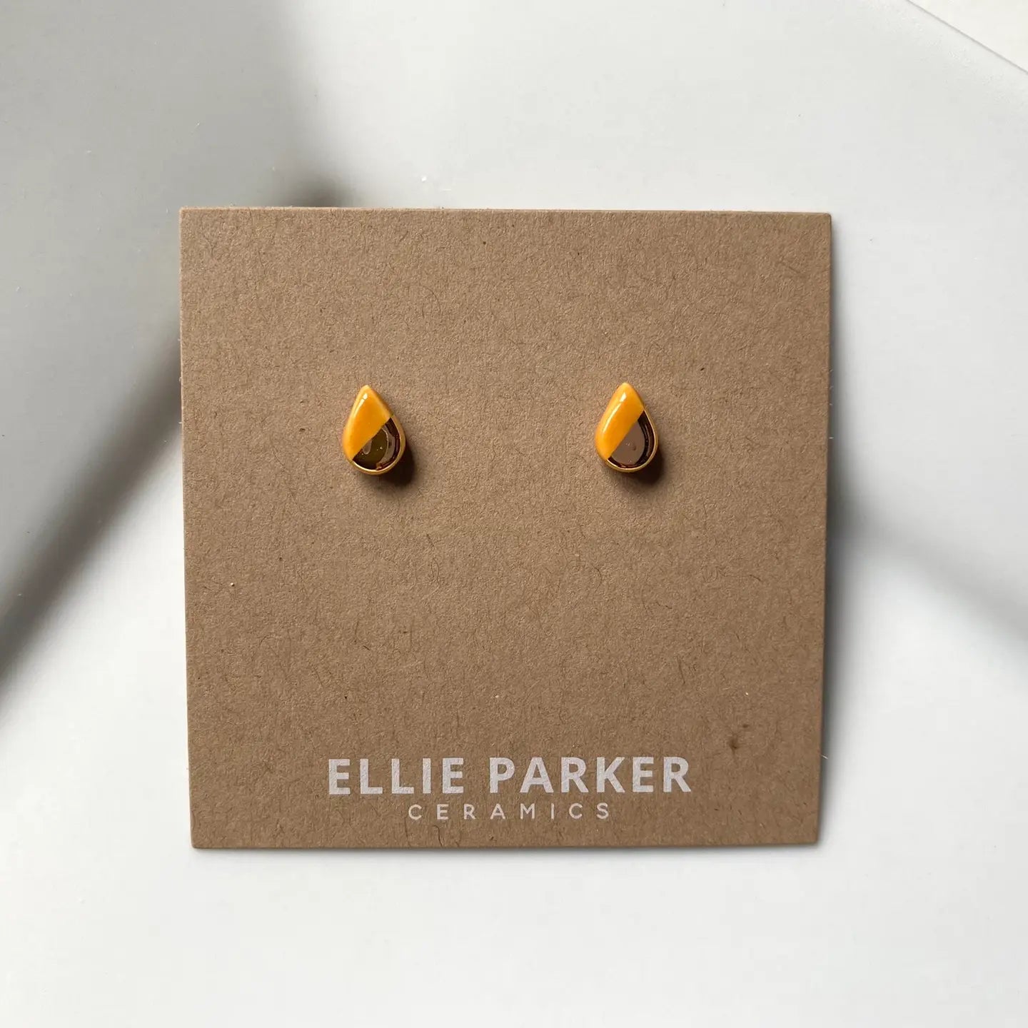 ELLIE PARKER CERAMICS - CERAMIC TEARDROP EARRINGS