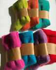 BILLY BAMBOO - ANGORA FLUFFY SOCKS - CRYSTALS