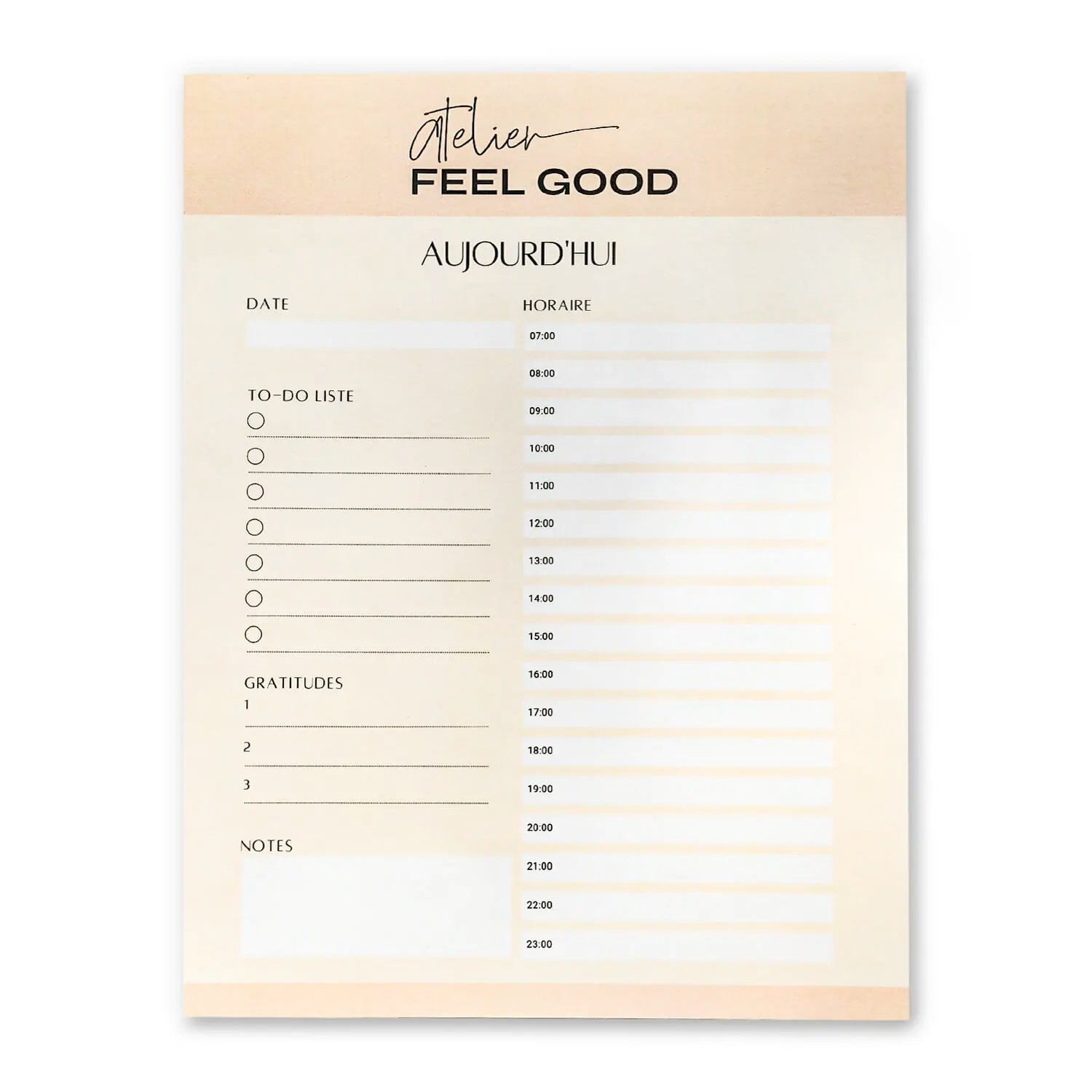 ATELIER FEEL GOOD - FEEL GOOD DAILY PLANNER