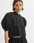 SKALL STUDIO - ANEMONE BLOUSE - BLACK - SS25