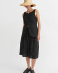 SKALL STUDIO - ANEMONE SKIRT - BLACK - SS25