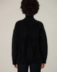 BARE KNITWEAR - CLASSIQUE BILLY ZIP - NOIR - AH24