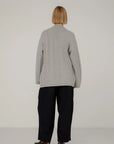 BARE KNITWEAR - CARDIGAN CROISÉ ROAN - FOG - AH24