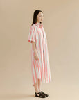 BRONZE AGE - BRUNO DRESS - WATERMELON STRIPE - SS24