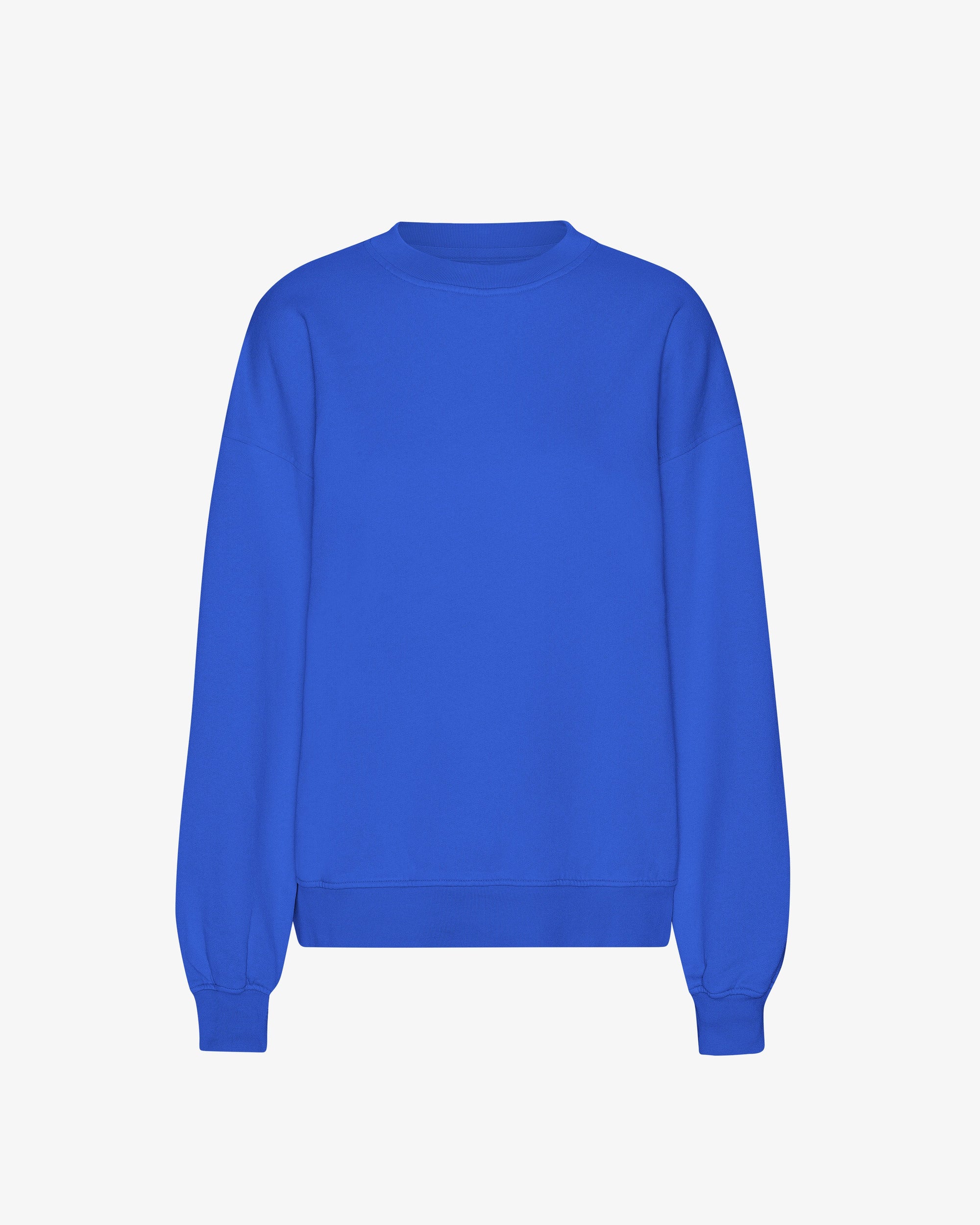 COLORFUL STANDARD - OVERSIZED COTTON SWEATER - SAPPHIRE BLUE