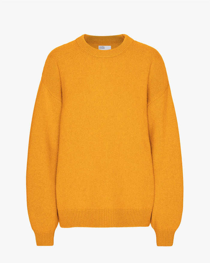 COLORFUL STANDARD - OVERSIZED MERINO SWEATER - BURNT YELLOW