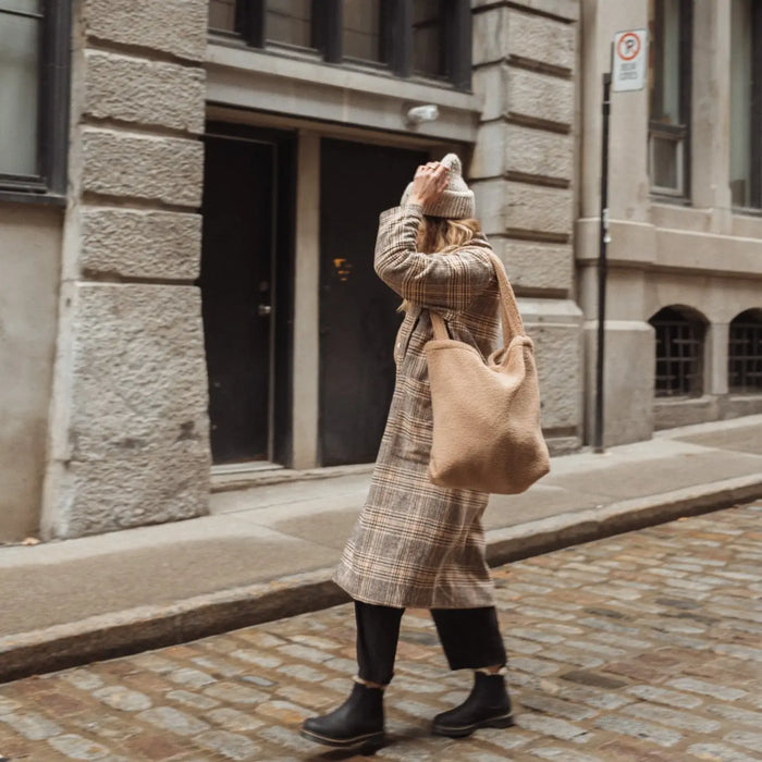 DANS LE SAC - FOURRE-TOUT TEDDY EN SHERPA