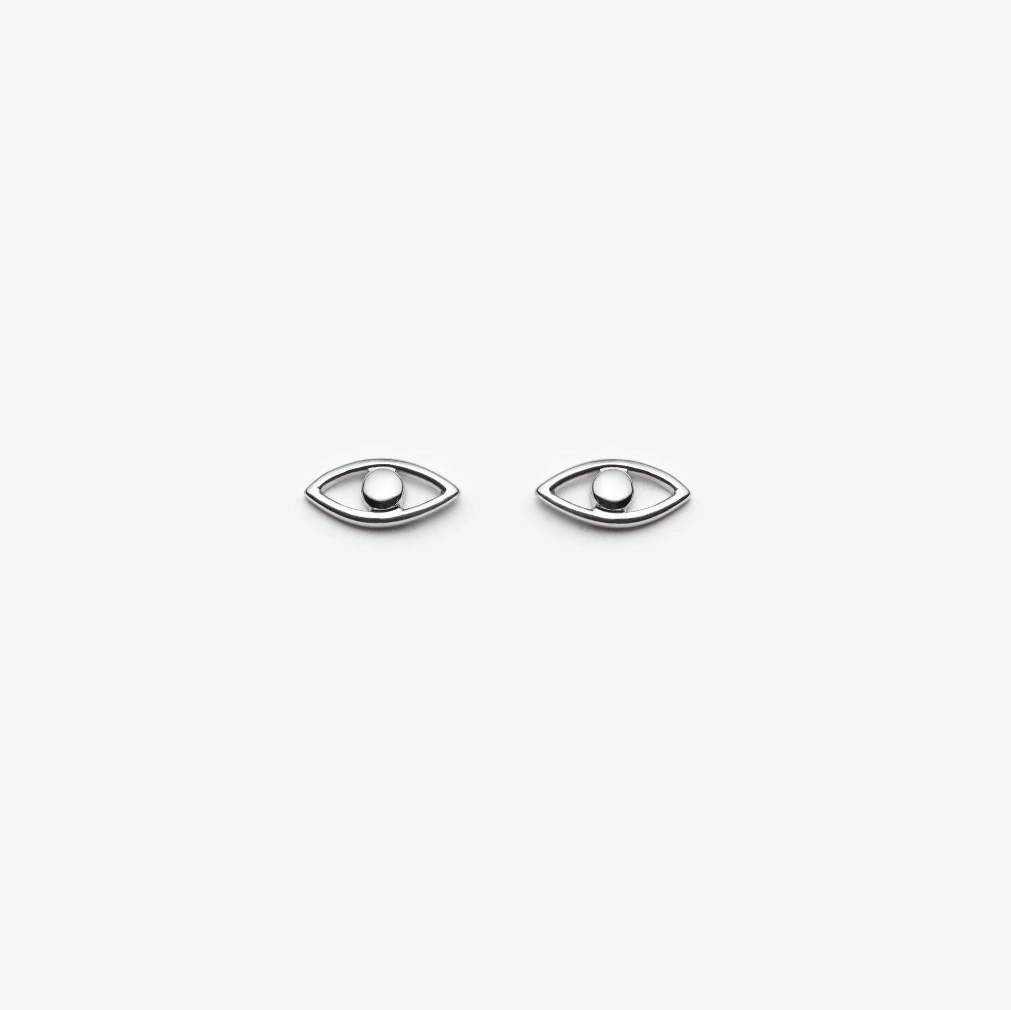 PILAR AGUECI - EYE STUDS - SILVER