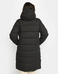 SELFHOOD - HOODED PUFFER COAT - BLACK - FW24