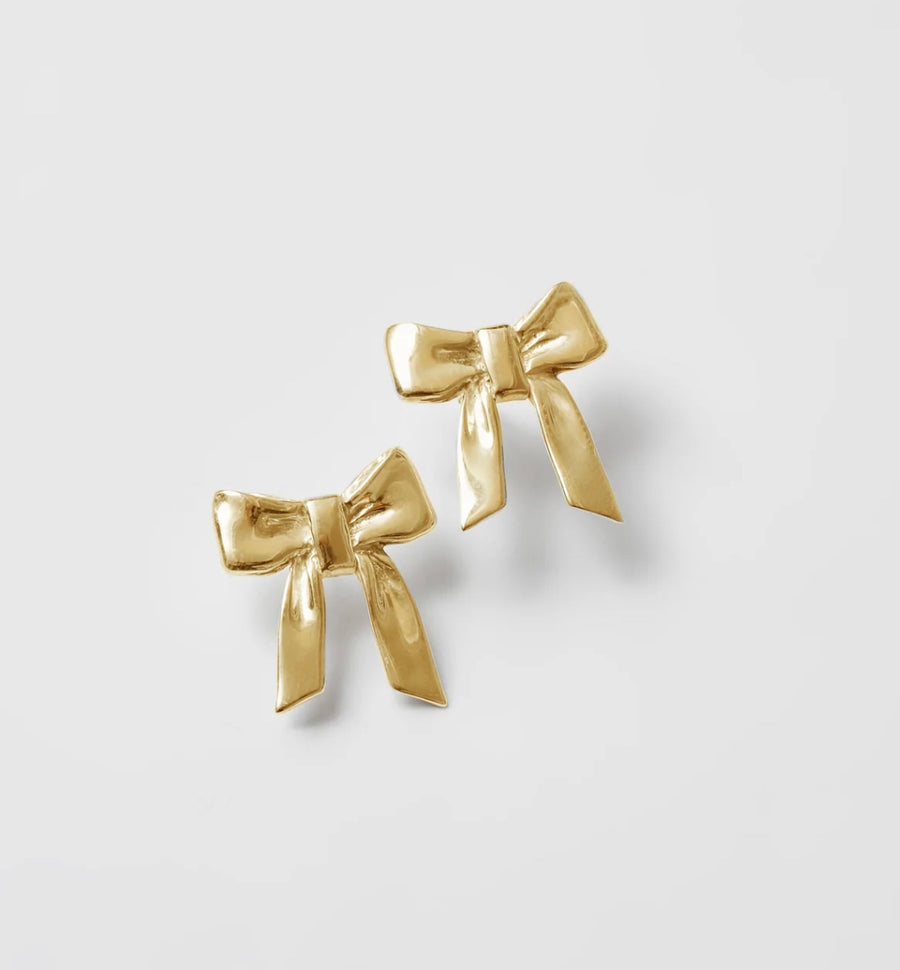 WOLF CIRCUS - PETIT RUBY EARRINGS - GOLD