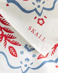 SKALL STUDIO - JUNIPER SCARF - CREAM/BLUE/RED - 55x55 - SS25