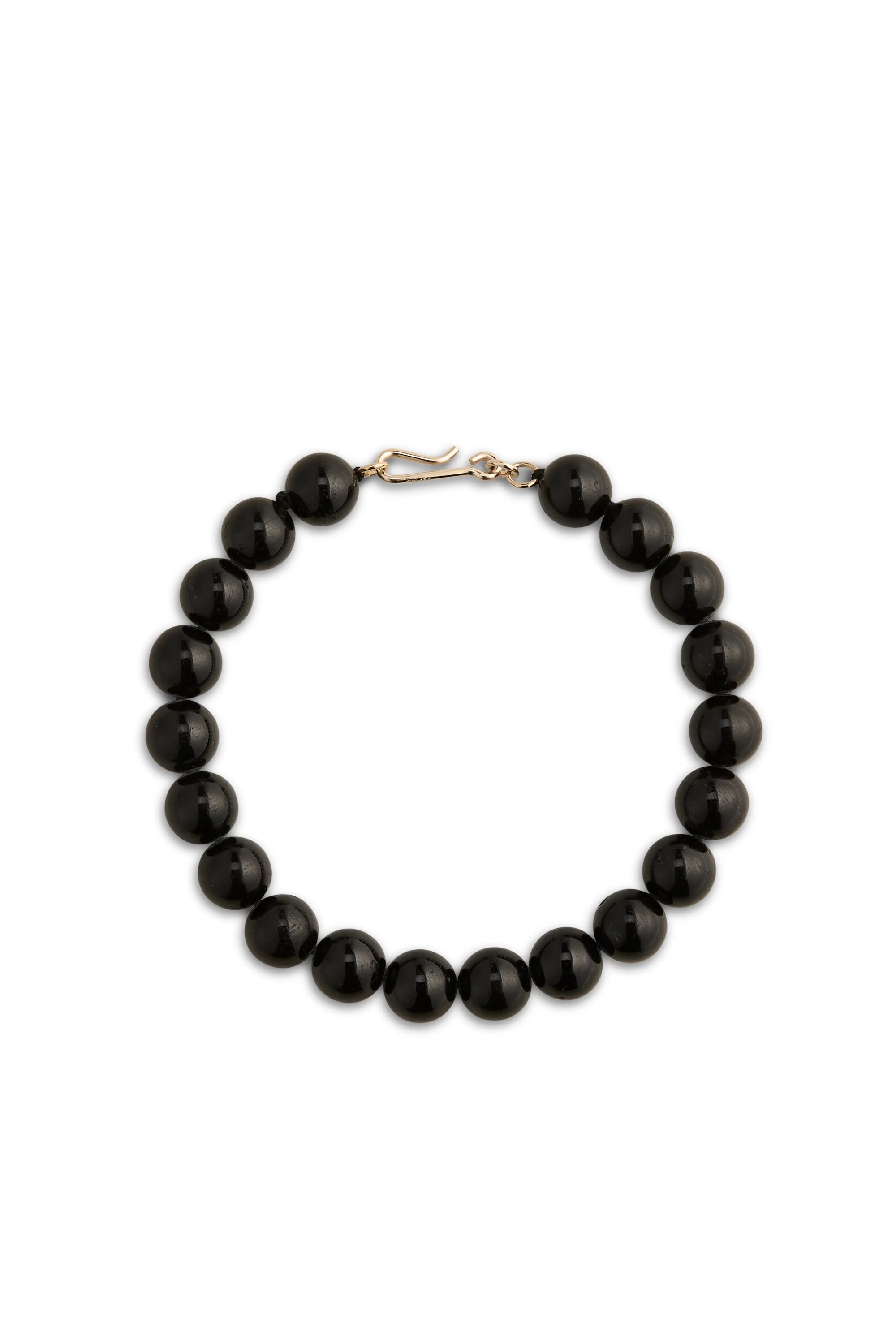 LISBETH JEWELRY - GRANDE BOULE BRACELET - BLACK TOURMALINE