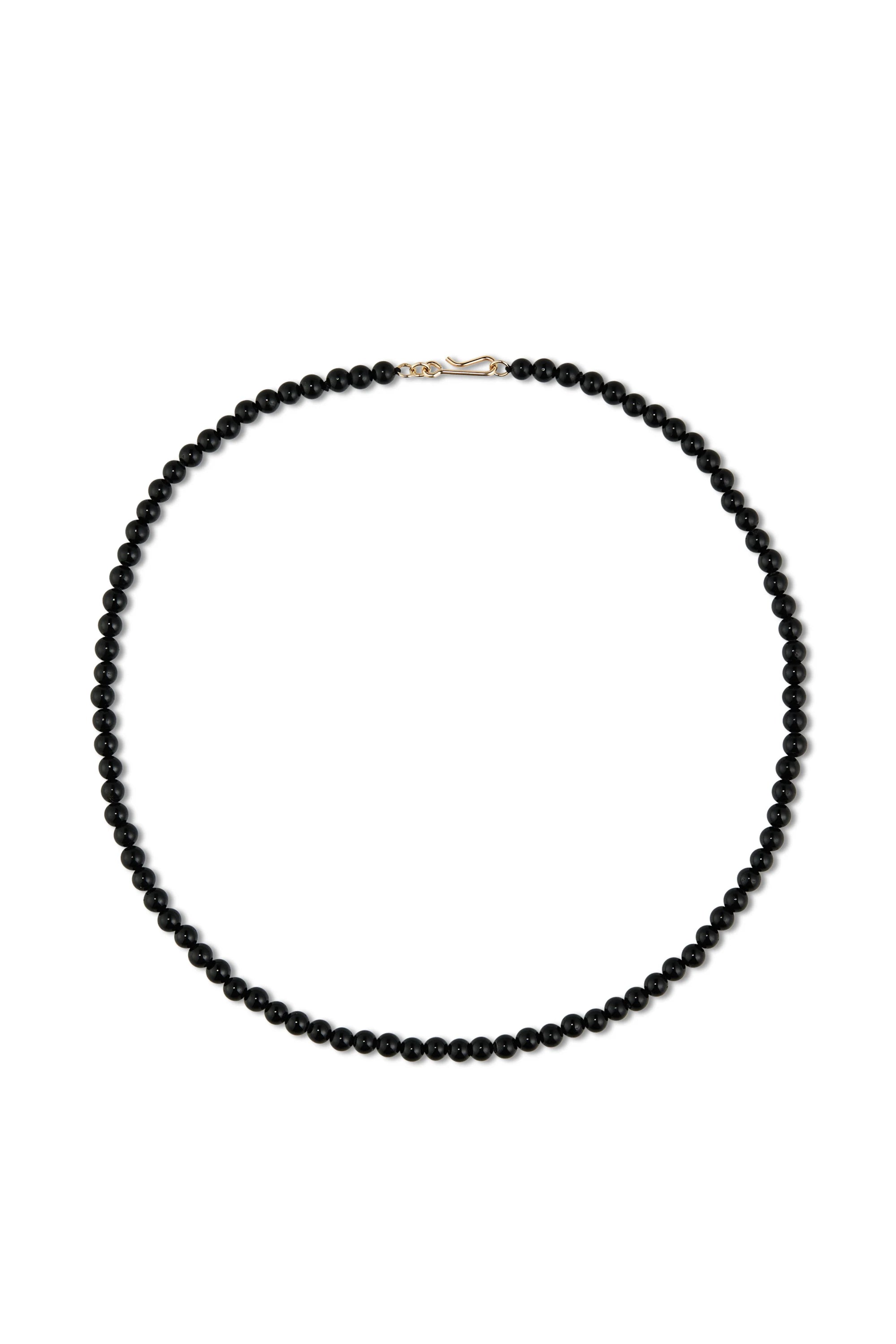 LISBETH JEWELRY - PETITE BOULE NECKLACE - BLACK TOURMALINE