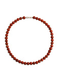 LISBETH JEWELRY - COLLIER GRANDE BOULE - JASPE ROUGE