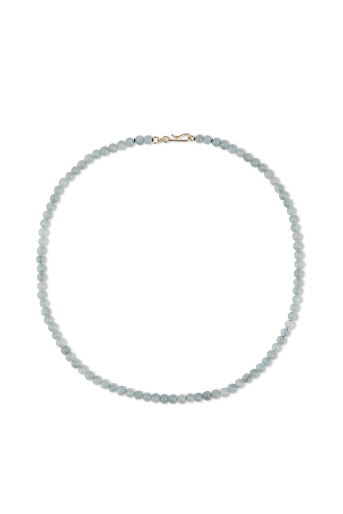 LISBETH JEWELRY - PETITE BOULE NECKLACE - GREY MASHAN JADE