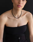 LISBETH JEWELRY - PETITE BOULE NECKLACE - BLACK TOURMALINE