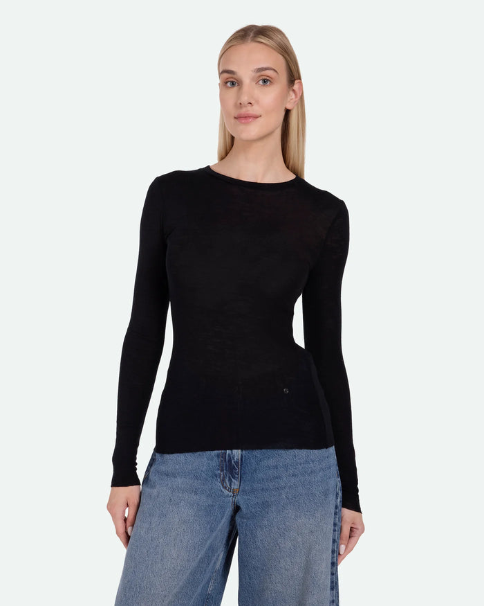 MINIMUM - NATASHAS TOP - BLACK - FW24