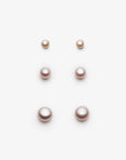 PILAR AGUECI - PEARL EARRINGS - PINK - 8MM