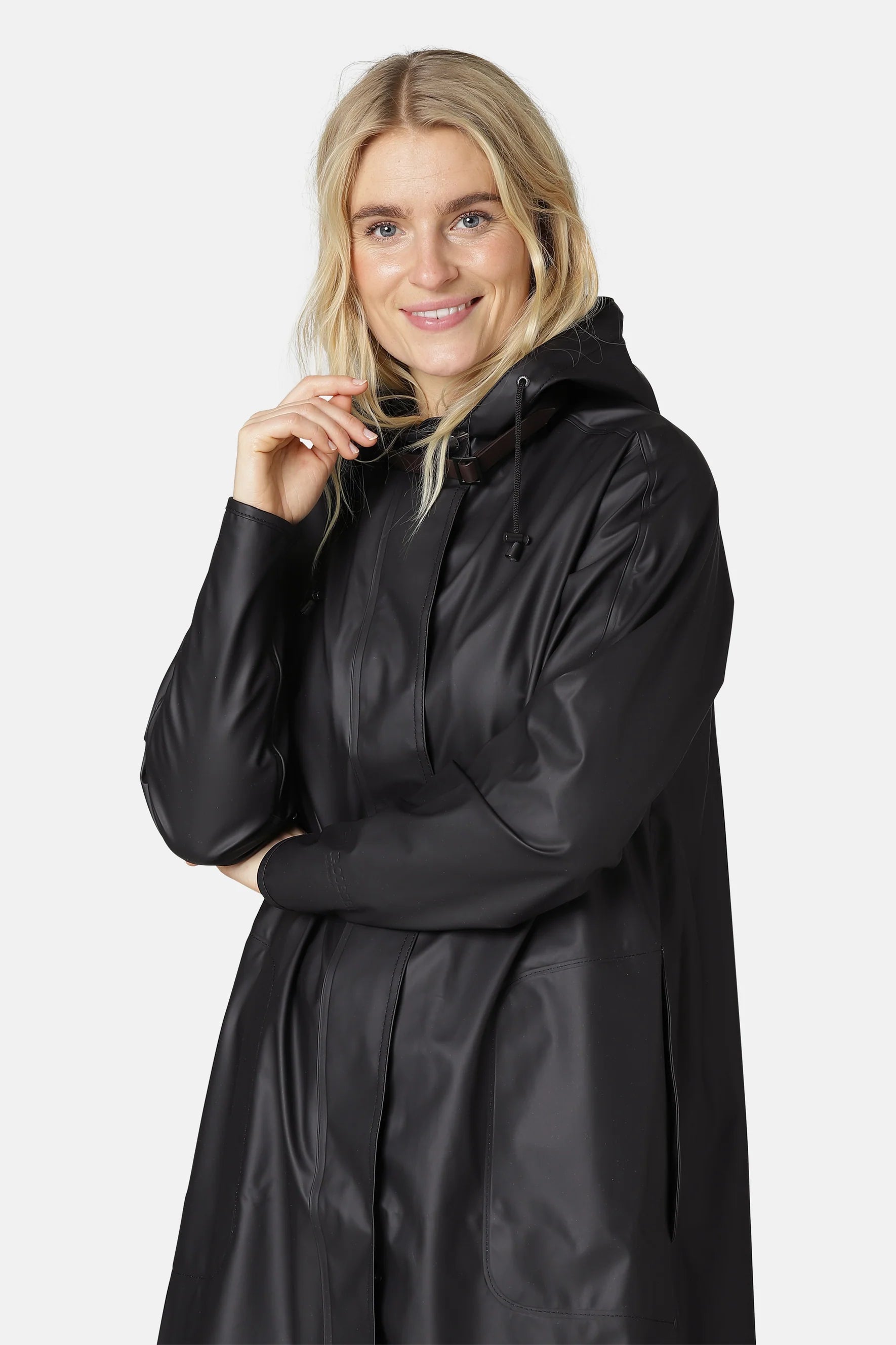 ILSE JACOBSEN - RAINCOAT - BLACK