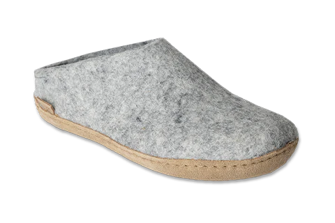 GLERUPS - SANS-GÊNE SLIP ON - LEATHER/GREY