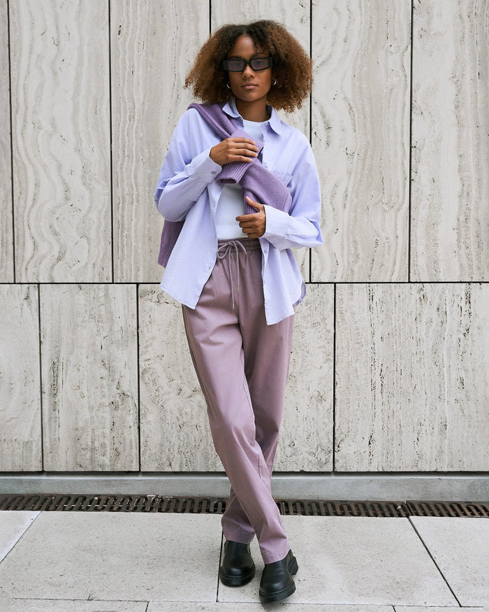 COLORFUL STANDARD - TWILL PANTS - PURPLE HAZE