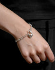 WOLF CIRCUS - HEARTLOCK BRACELET - SILVER