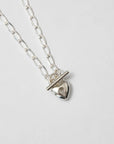 WOLF CIRCUS - HEART TOGGLE NECKLACE - SILVER