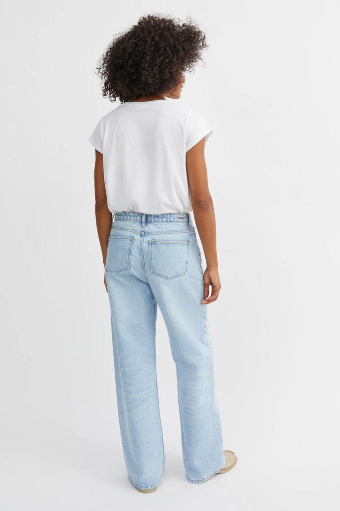 SKALL - JEANS LARGE WILLOW - BLEU CLAIR USÉE - PÉ25