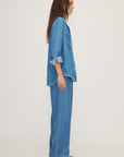 MELISSA NEPTON - YOKO SHIRT - MEDIUM BLUE - SS25