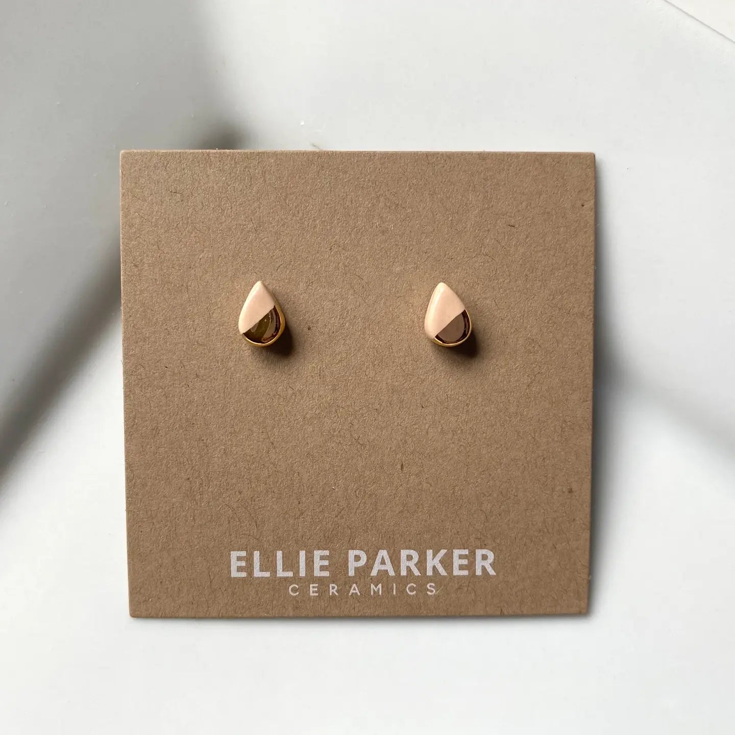 ELLIE PARKER CERAMICS - BOUCLES D&#39;OREILLE LARME EN CÉRAMIQUE