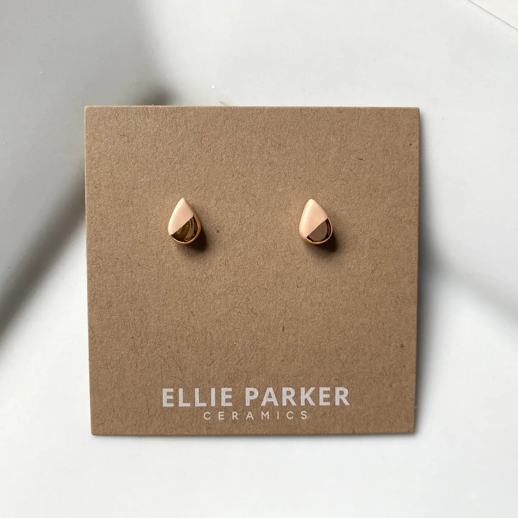 ELLIE PARKER CERAMICS - BOUCLES D'OREILLE LARME EN CÉRAMIQUE