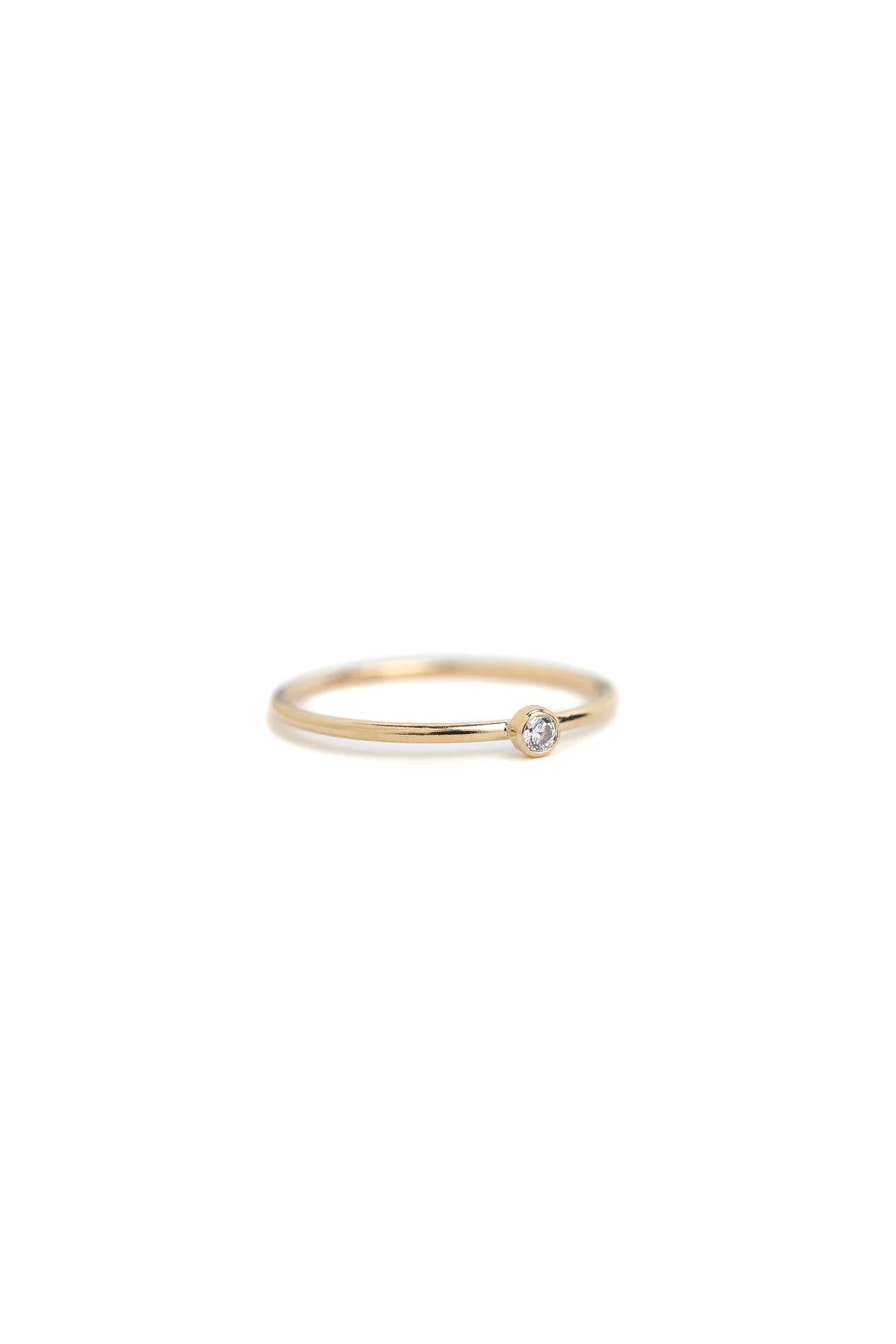 LISBETH JEWELRY - BAGUE ALEXA - OR REMPLI