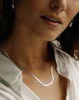 LISBETH JEWELRY - HERRINGBONE NECKLACE - STERLING SILVER