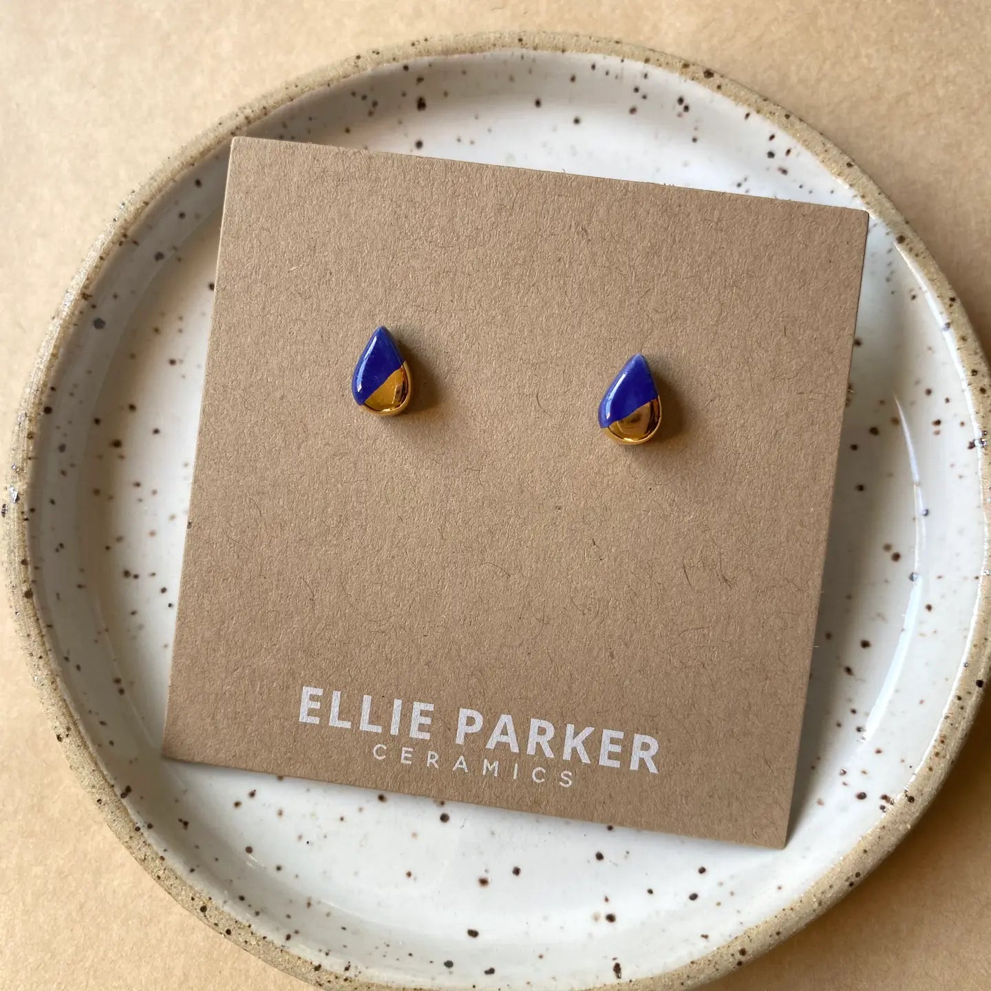 ELLIE PARKER CERAMICS - BOUCLES D&#39;OREILLE LARME EN CÉRAMIQUE