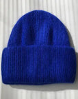 BILLY BAMBOO - ROYAL ANGORA WOOL BEANIE - CRYSTAL BRIGHT