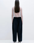 CORDERA - CORDUROY BAGGY PANTS - NAVY - FW24